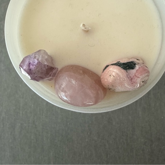 NWT OULA CRYSTAL CO 100% Soy Wax Candle Sparkle Effect Self Love - Picture 10 of 16